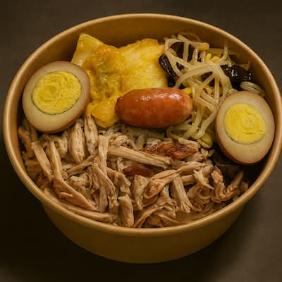 House Special Shredded Chicken Rice / 招牌嘉義雞肉飯